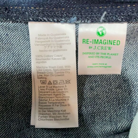 J. Crew Blue Denim 1040 Athletic Tapered Leg Jeans Size 38x32 - Picture 7 of 12
